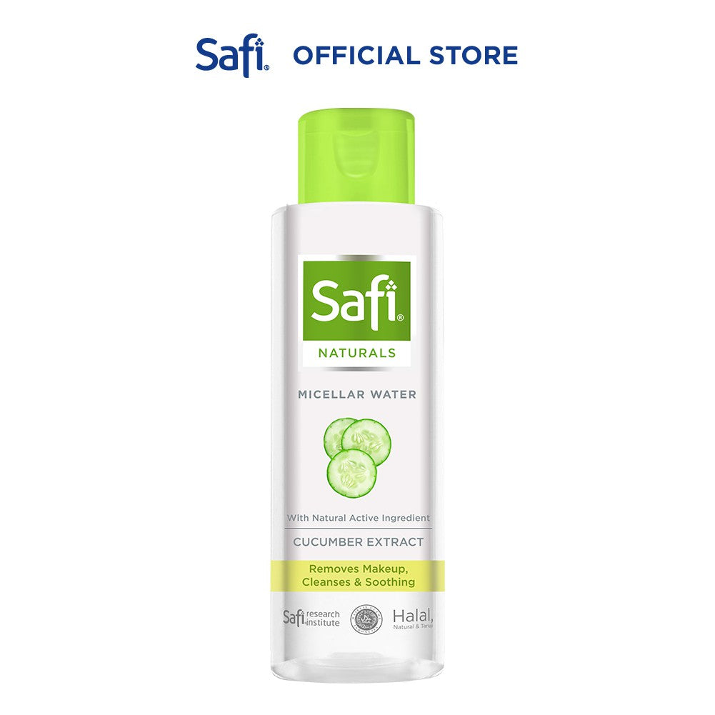 SAFI - Naturals Micellar Water - With Cucumber 100ml - Pembersih Wajah