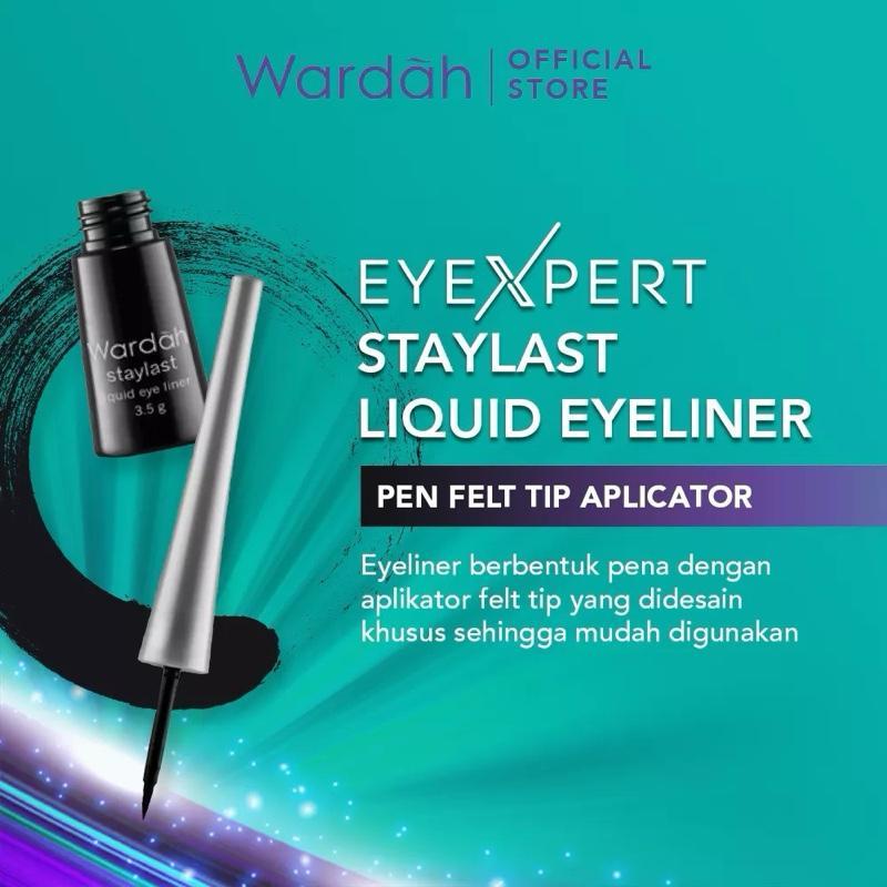 Wardah Staylast Waterproof Liquid Eyeliner – Bold Precision for All-Day Drama