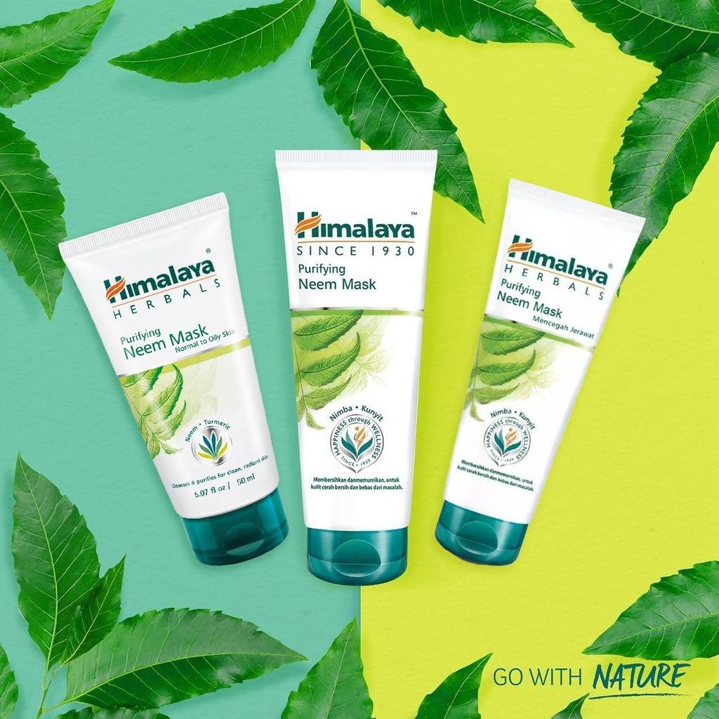 Himalaya Purifying Neem Mask 100ml – Deep Cleanse + Clear Skin with Neem & Turmeric