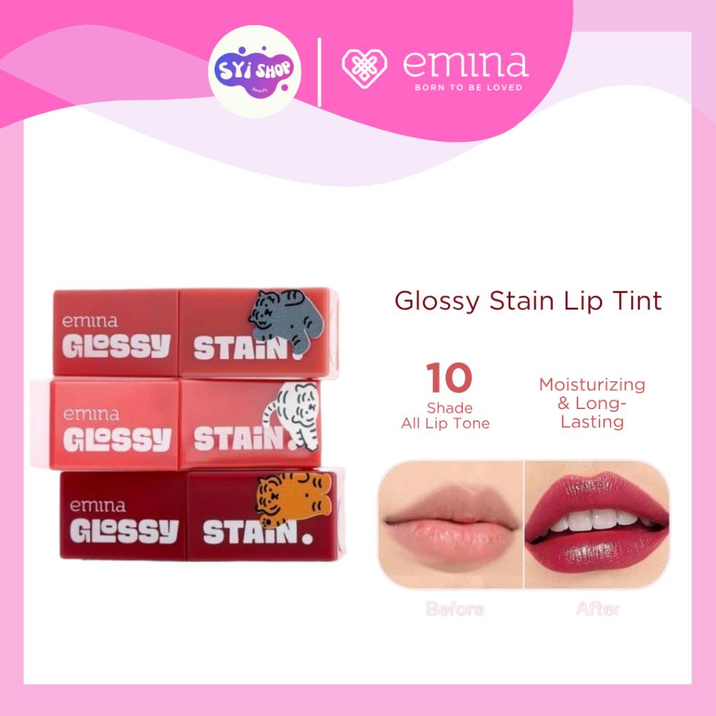 Emina Glossy Stain x Muzik Tiger 3g | Lightweight & Long-Lasting Glossy Liptint for Teens