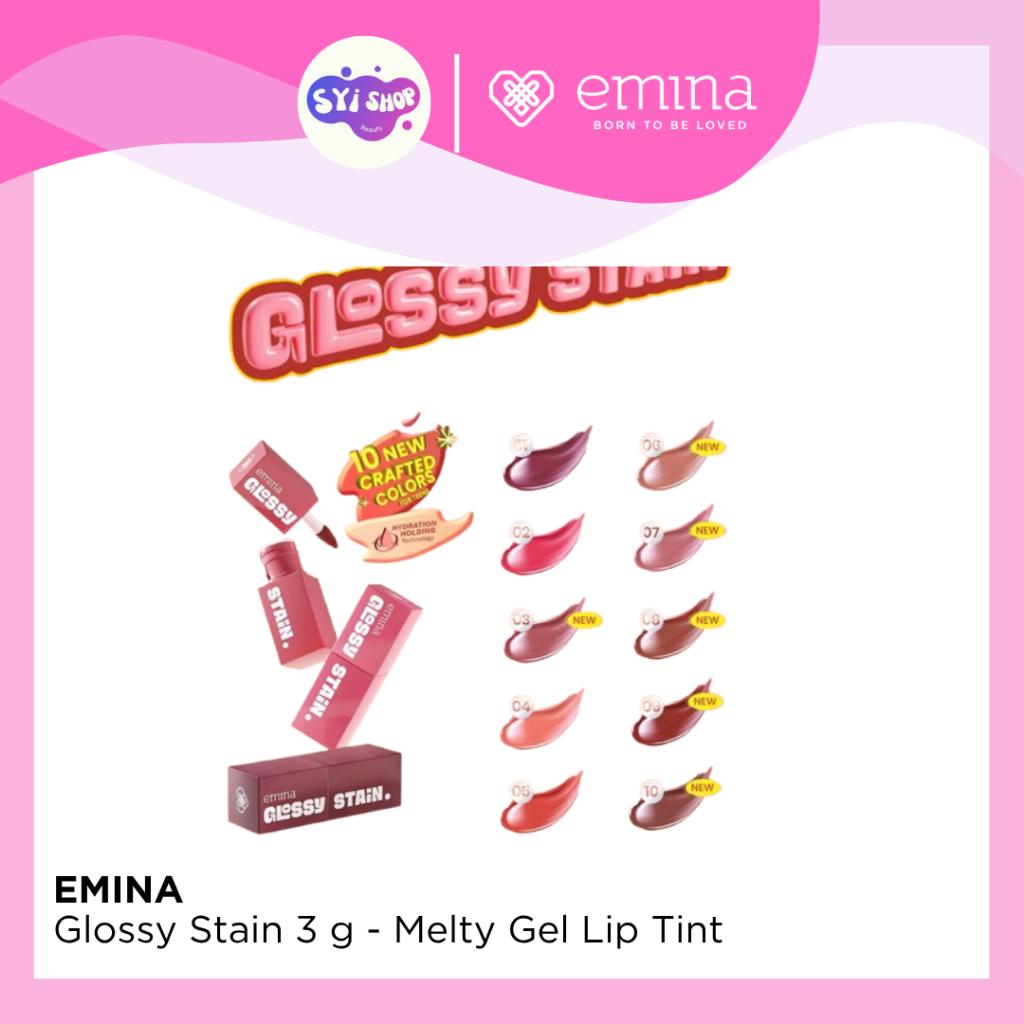 Emina Glossy Stain x Muzik Tiger 3g | Lightweight & Long-Lasting Glossy Liptint for Teens