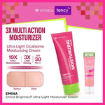 EMINA Bright Stuff Ultra-Light Moisturizing Cream SPF30 20 ml NEW! - Pelembab Wajah Mencerahkan