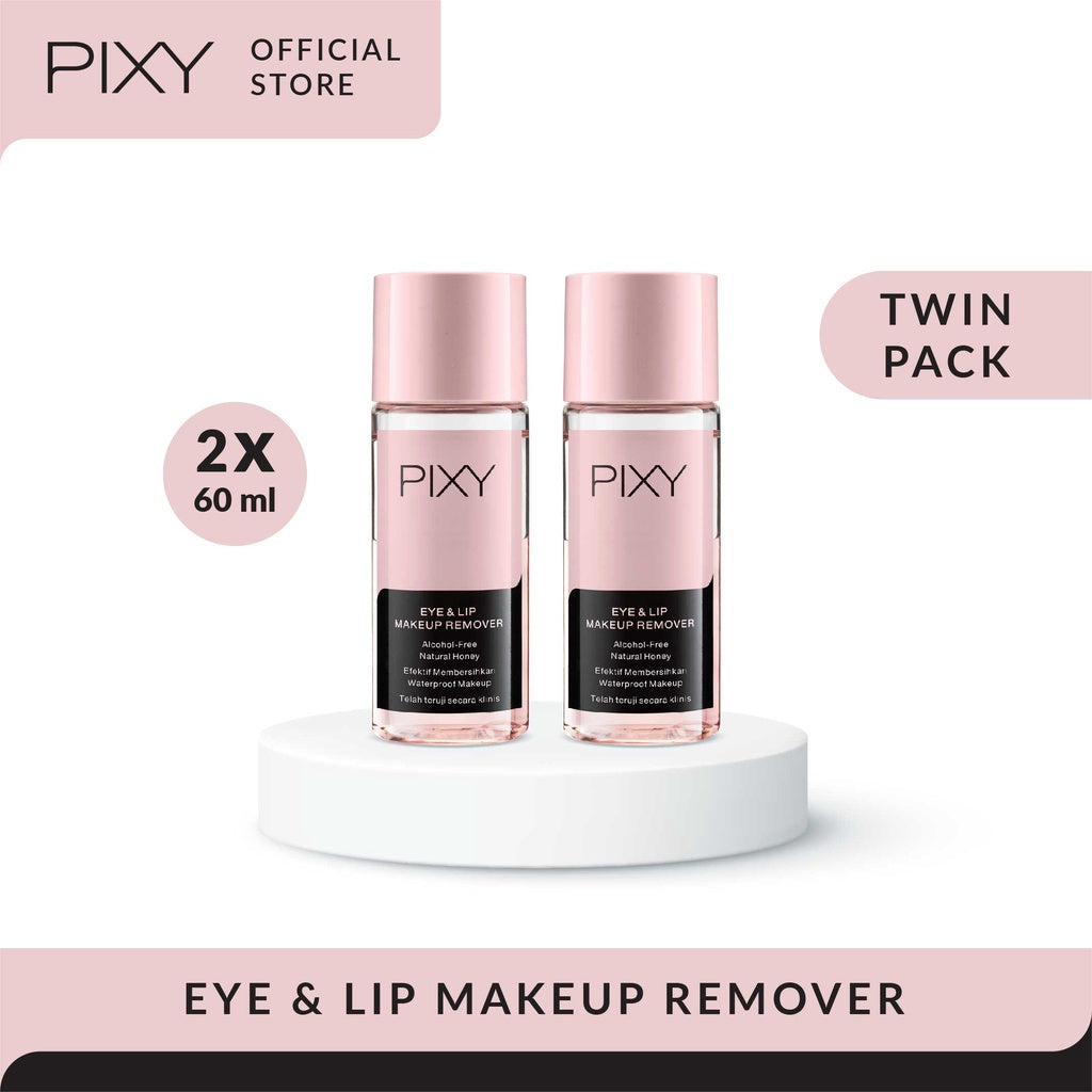 PIXY Eye & Lip Makeup Remover Twin Pack