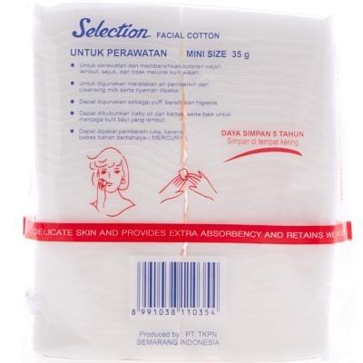 Selection Facial Cotton – Soft & Pure Cotton Pads 35g