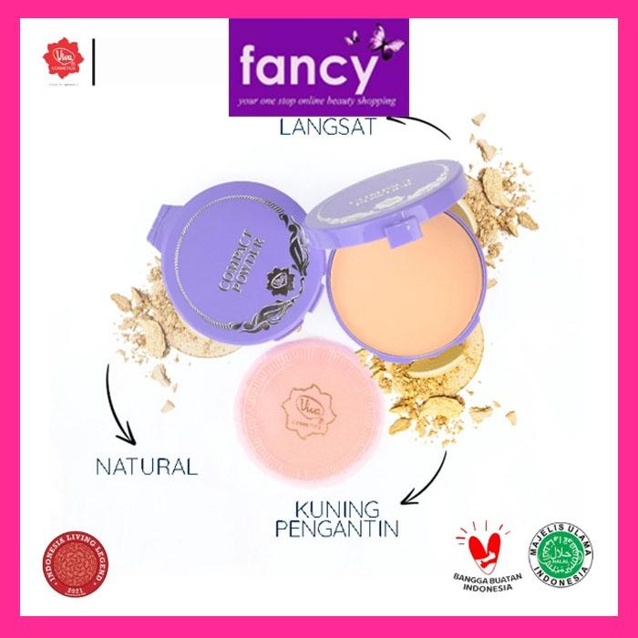 Viva Compact Powder Lilac Bedak Padat Wajah 19g