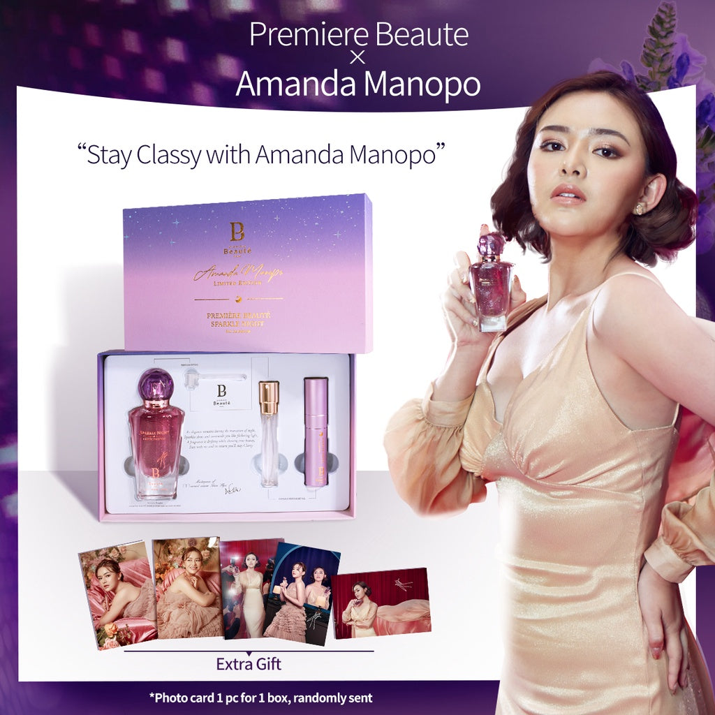 PREMIERE BEAUTE X Amanda Manopo perfume Parfum Limited Box SPARKLE NIGHT EAU DE PARFUM 40ML