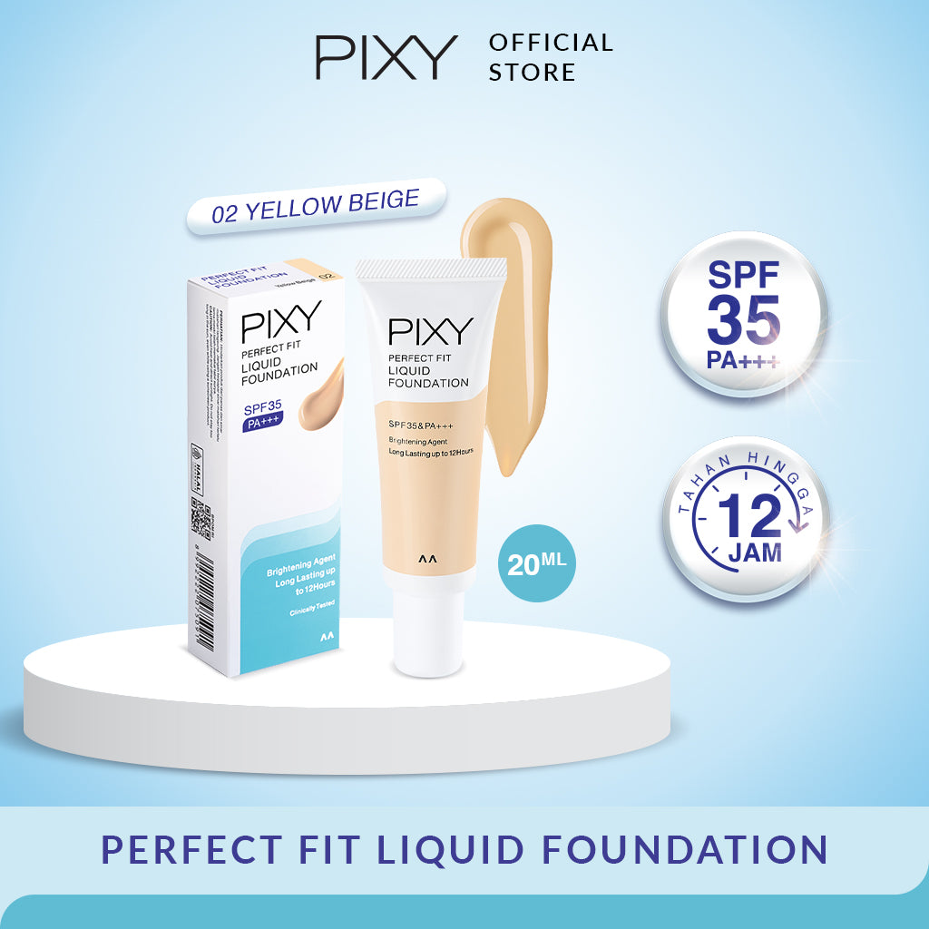PIXY Perfect Fit Liquid Foundation 02 Yellow Beige