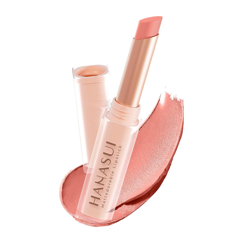 HANASUI Mattedorable Matte Lipstick 2g - Moisturizing & Smudge-Resistant Formula for Smooth Application