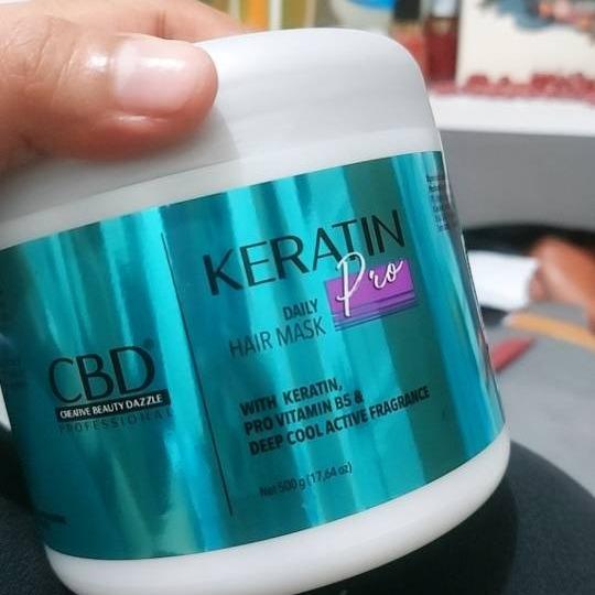 CBD Keratin Pro Daily Hair Mask 30g+5g – Intense Repair & Smoothness for Dry, Damaged Hair