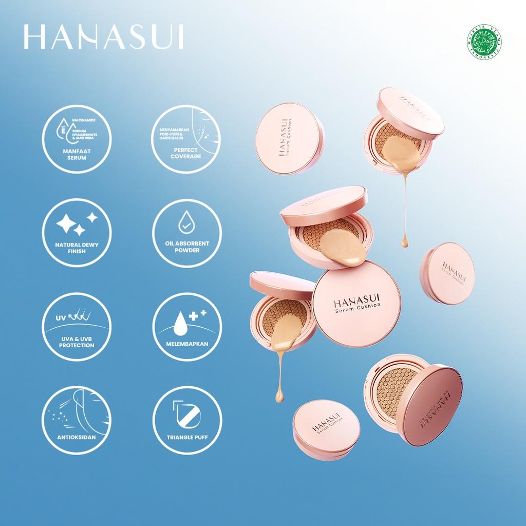 Hanasui SoulMatte Serum Cushion 15g - Perfect Coverage & Radiant Finish Makeup Product