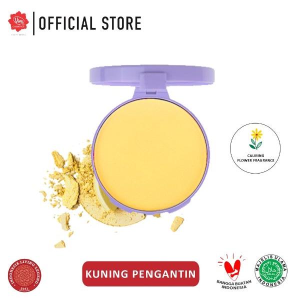 Viva Compact Powder Lilac Bedak Padat Wajah 19g