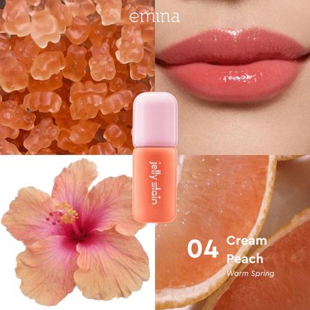 EMINA - Jelly Stain & Glass Tint | Glossy Lip Tint with Hydrating Finish
