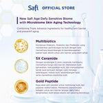Safi Age Defy Sensitive Biome Balancing Cleanser 100gr - Sabun Cuci Muka Hypoallergenic Non SLS untuk Kulit Sensitif