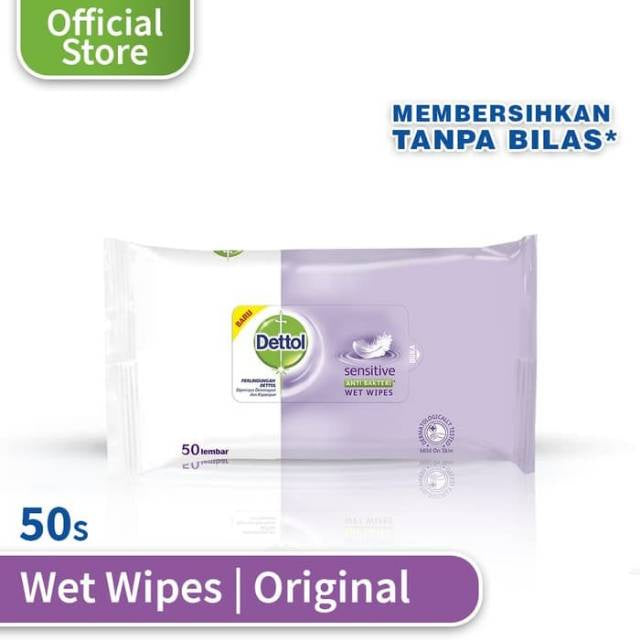 TISSUE BASAH DETTOL WIPES 50 LEMBAR