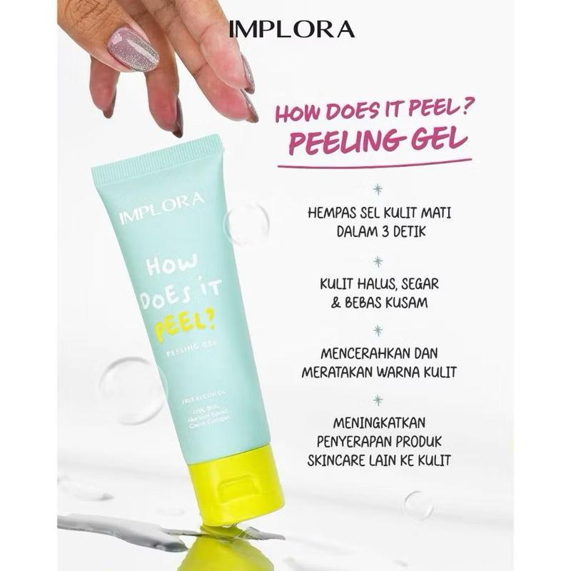 Implora GlowReboot Peeling Gel – AHA BHA Aloe Vera Exfoliator