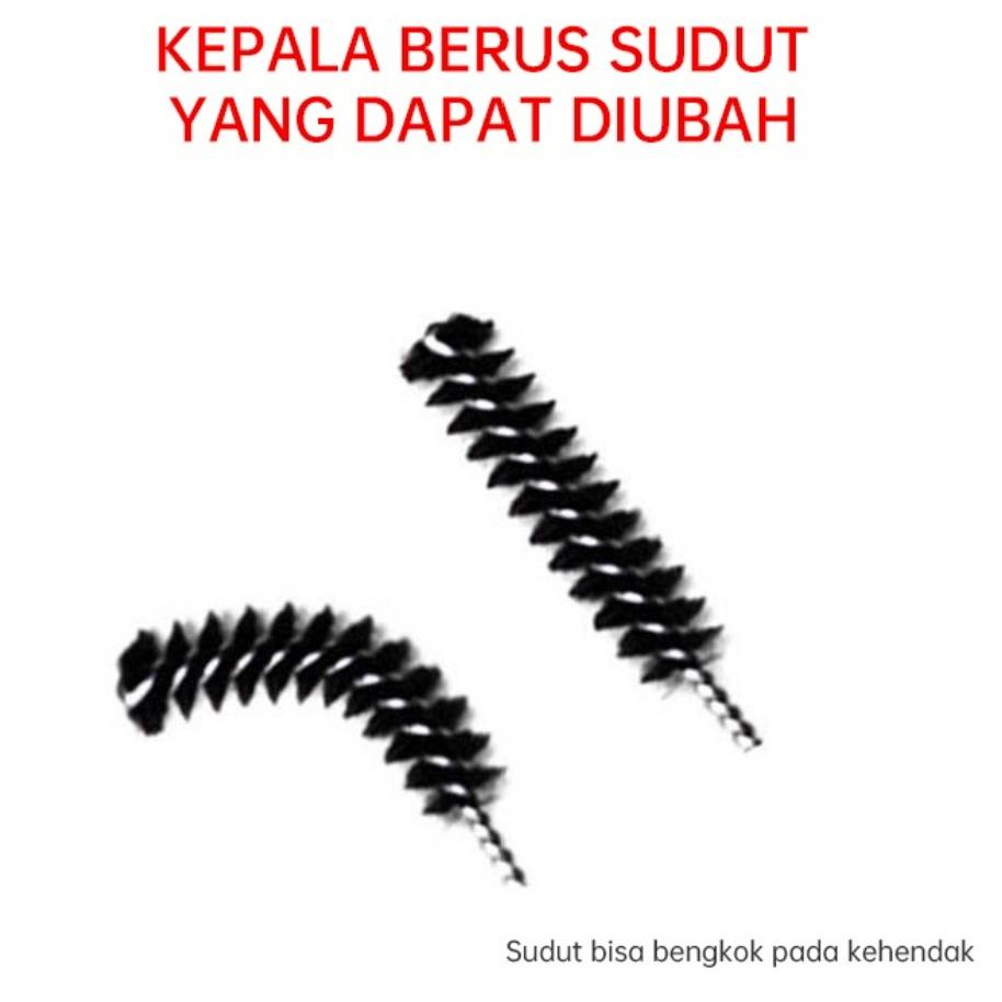 Kuas Eye Shadow + Mascara 2in1 Size 6 Cm Spoolie