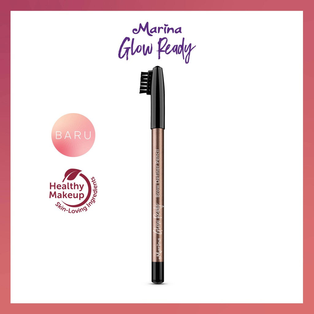 Marina Glow Ready Brow Definer Pencil (Pensil Alis) - Exp : 12.2026