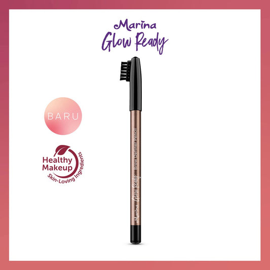 Marina Glow Ready Brow Definer Pencil (Pensil Alis) - Exp : 12.2026