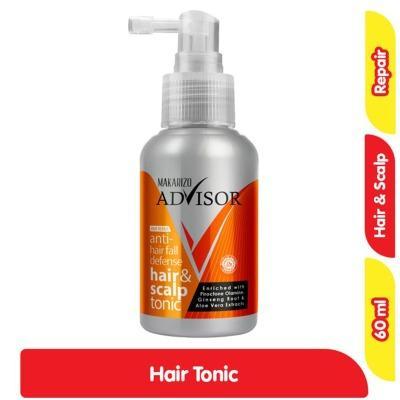 Makarizo Advisor Hair Tonic 60ml – Strengthens Roots & Reduces Hair Fall