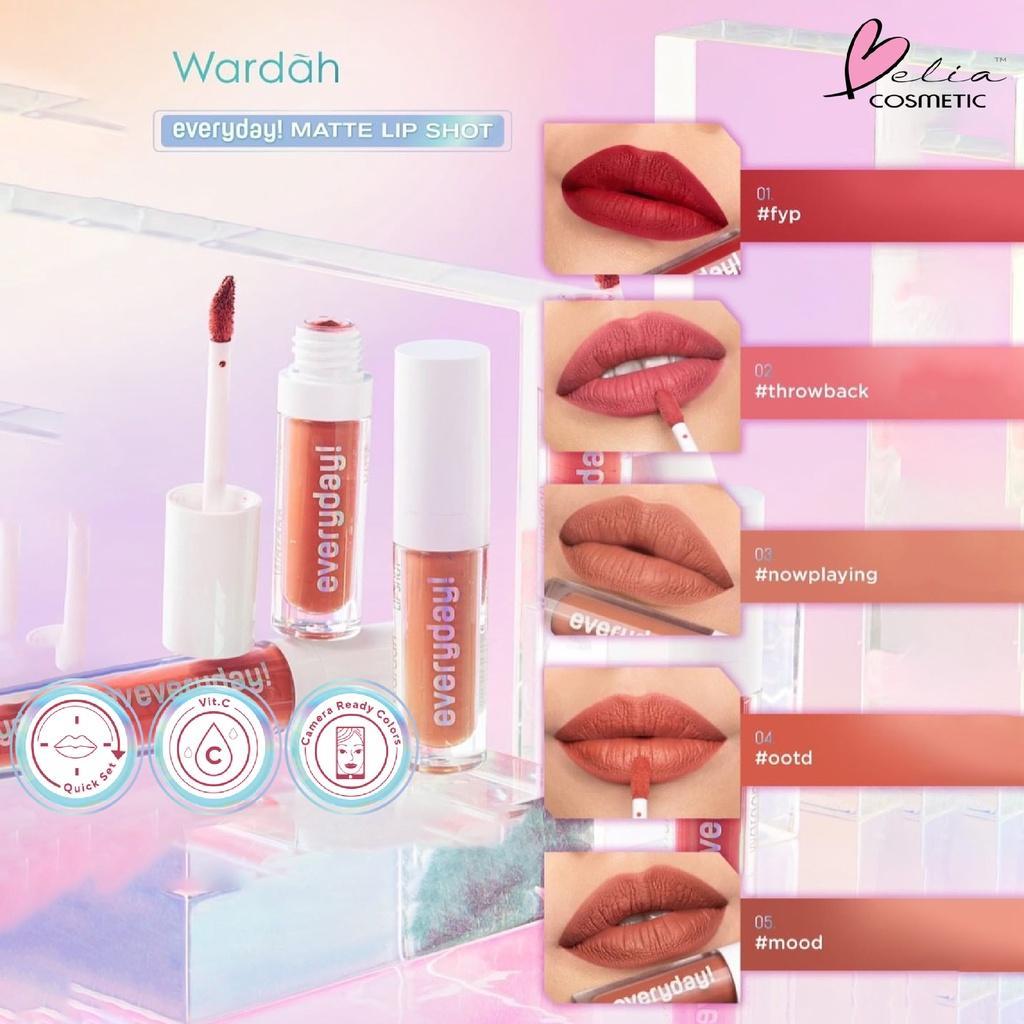 WARDAH Everyday Matte Lip Shot – Lip Cream | Lip Tint | Lip Stain | Quick Set