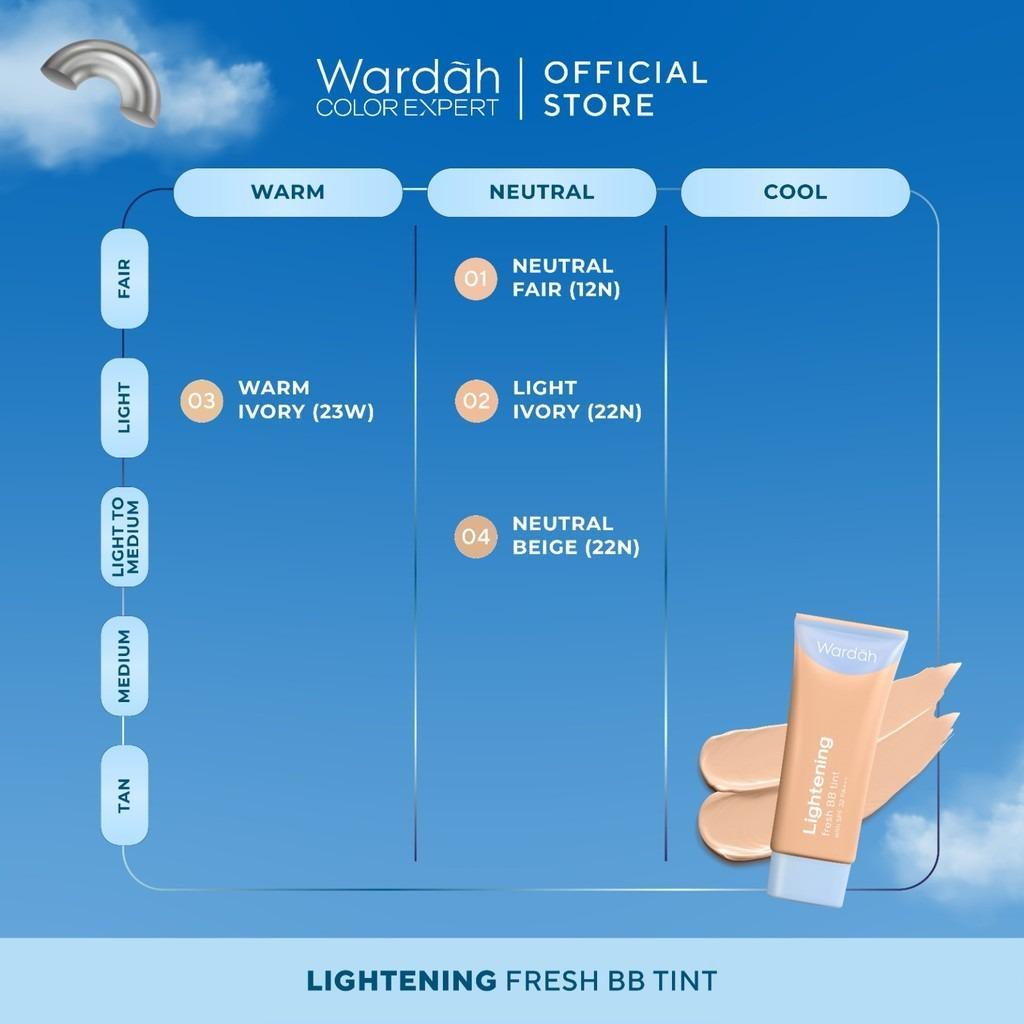 WARDAH Lightening Fresh BB Tint Make Up – Lightweight Base with SPF 32 PA+++ & Brightening Serum