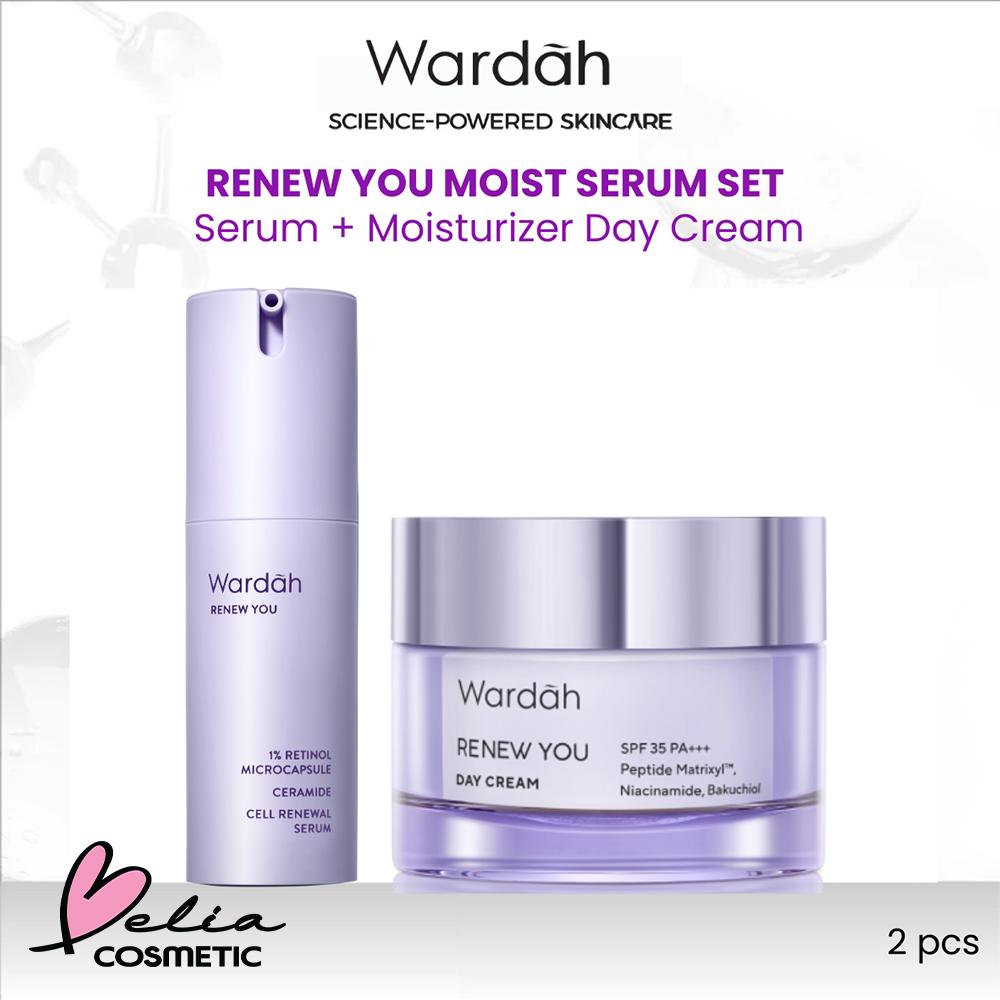 WARDAH Funtastic Duo Bundle – Moisturizer + Serum | Crystal Secret | SymWhite | Renew You