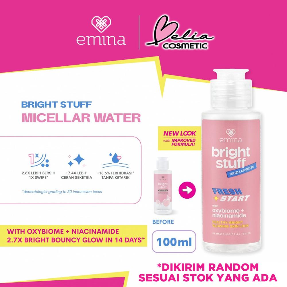 Emina Bright Stuff Skincare Set | Acne-Prone Skin | Face Wash - Toner - Serum - Moisturizer - Tone Up Cream