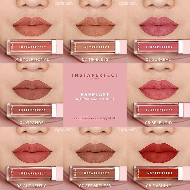 WARDAH Instaperfect Everlast Matte Lip Cream 4.2g – Bold Color | Long-Lasting | BPOM