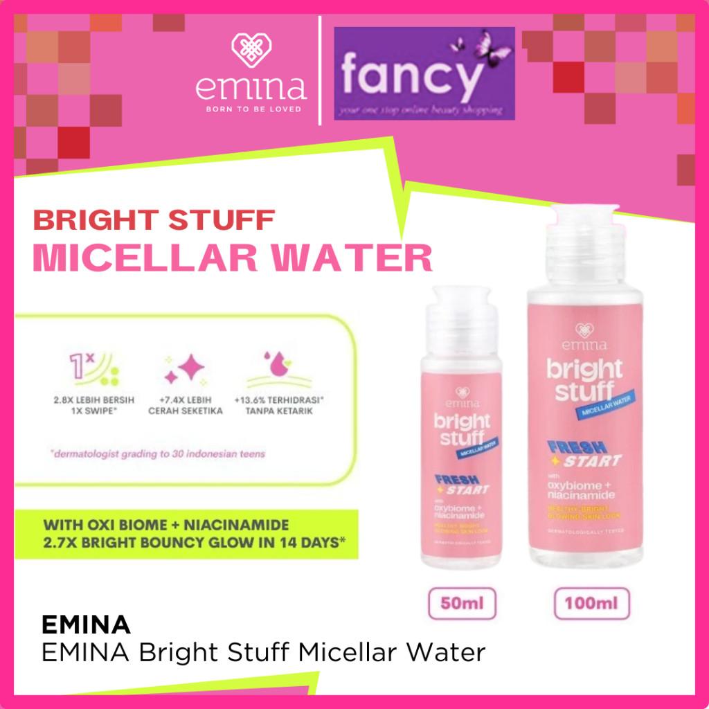 Emina Bright Stuff Micellar Water 100ml / 50ml – Bright & Glowing Face Cleanser