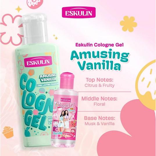 Eskulin Cologne Gel 50 ml with Moisturizer Special Day Everyday Parfum Gel