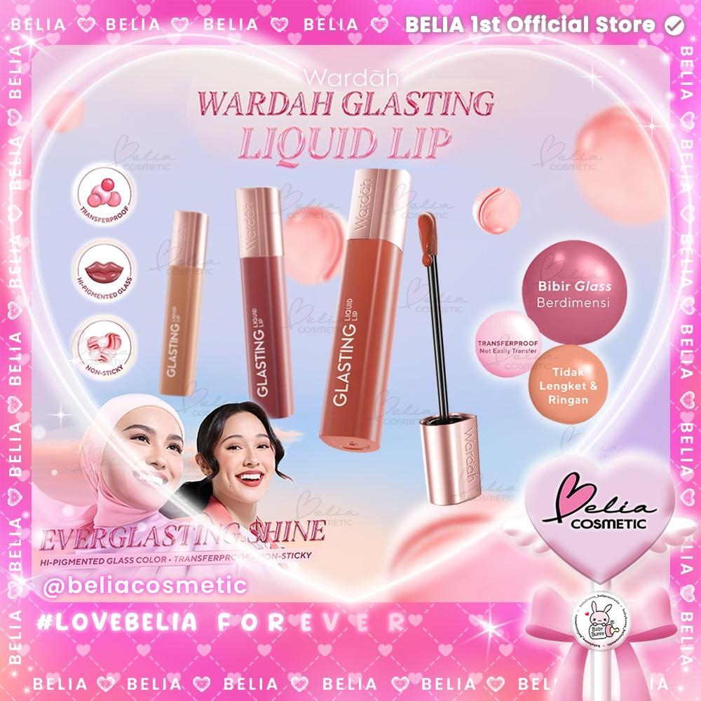 WARDAH Glasting Liquid Lip – Glassy Shine | High Pigment | Lightweight & Non-Sticky