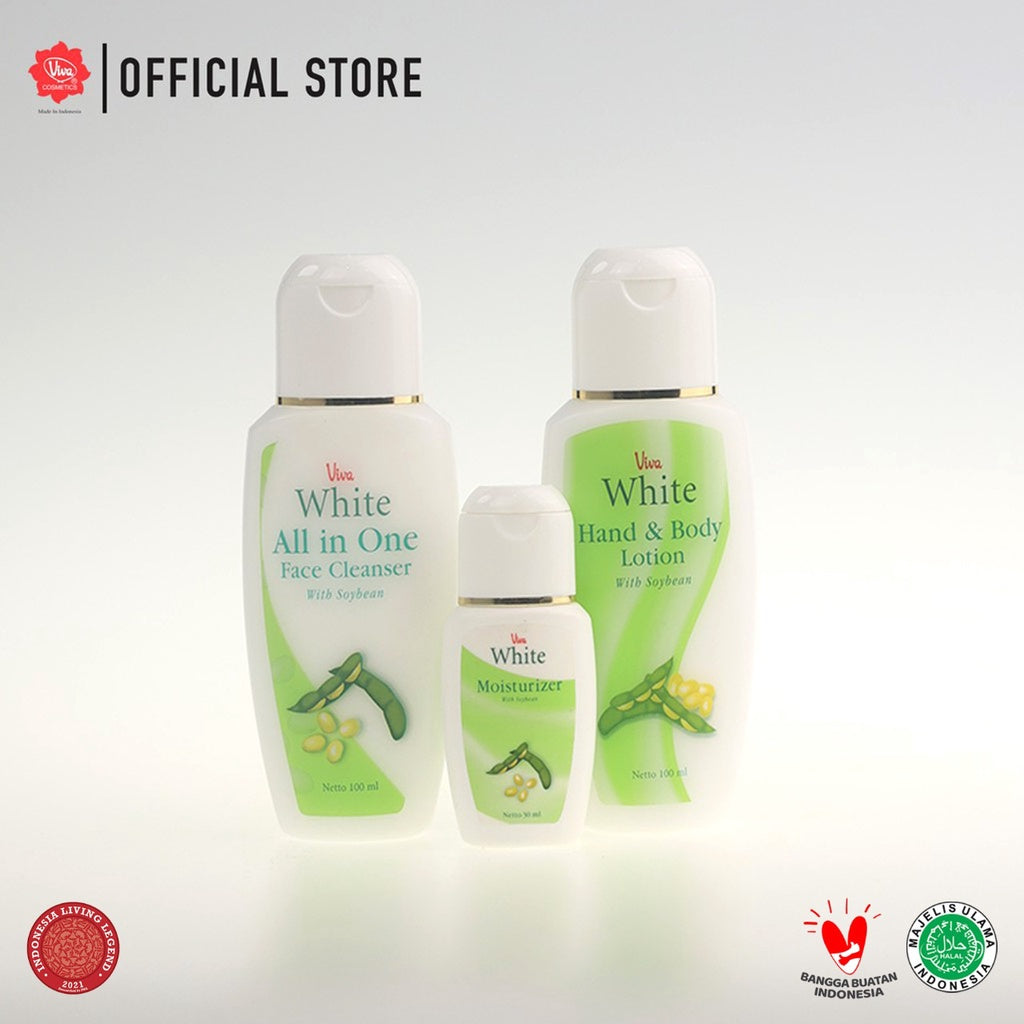 Viva White Hand & Body Lotion With Soybean - 100ml