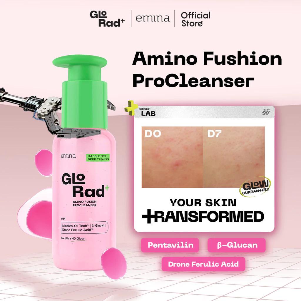 Emina [GloRad+ Ultra HD Glow Series] - GloRad+ Hassle Free Amino Fusion ProCleanser