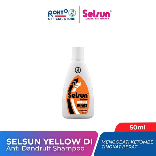 Selsun Yellow Double Impact Treatment - 50ml (Get rid of severe dandruff and reduce itching due to dandruff)