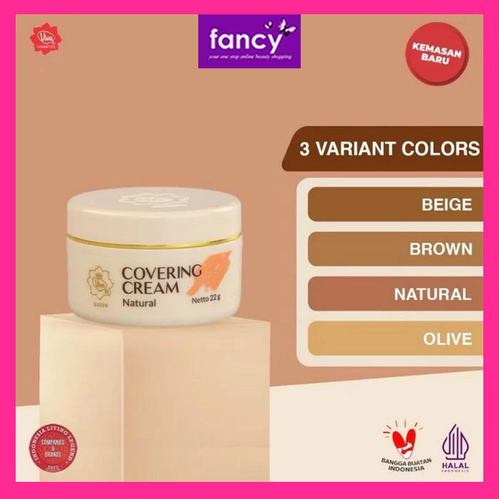 Viva Queen Covering Cream 22gr | Alas Bedak Waterproof