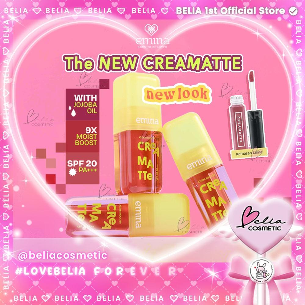 Emina Creamatte Lip Cream 1–19 | Soft Matte Finish | Lightweight & Long-Lasting Lip Cream | Serba Ada!