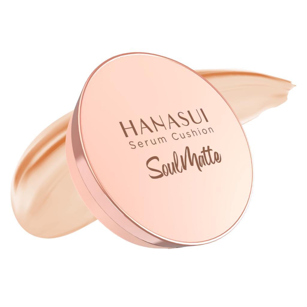 Hanasui SoulMatte Serum Cushion 15g - Perfect Coverage & Radiant Finish Makeup Product