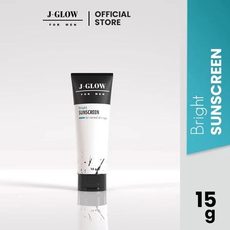 J-GLOW FOR MEN Sunscreen Bright: Your Daily Defense for a Brighter Look 15g