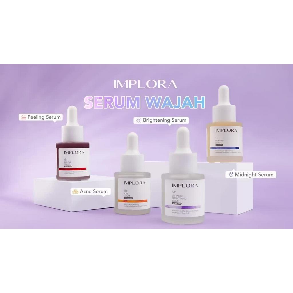 Implora Luminos Brightening Serum 20ml – Reveal Your Radiant Skin with Powerful Brightening Actives!