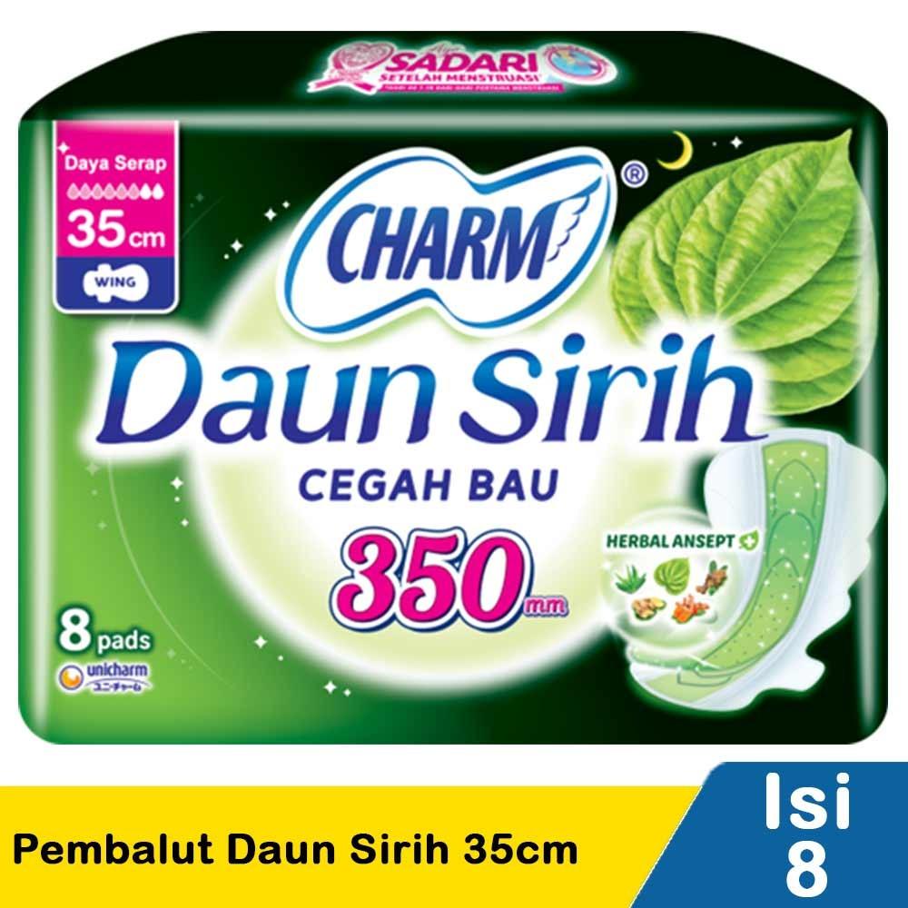 Charm Herbal Sanitary Pads 10+1’s Wings 29cm – With Betel Leaf + Herbal Freshness for Extra Comfort