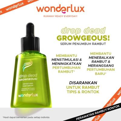 Wonderlux Drop Dead Growgeous – Hair Growth Thickening Serum for Fuller, Stronger Hair 75ml