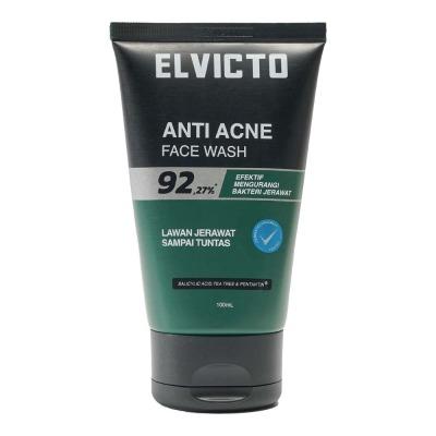 Elvicto Men’s Anti-Acne Facial Cleanser 100ml | Deep Clean + Acne Control for Oily & Breakout-Prone Skin