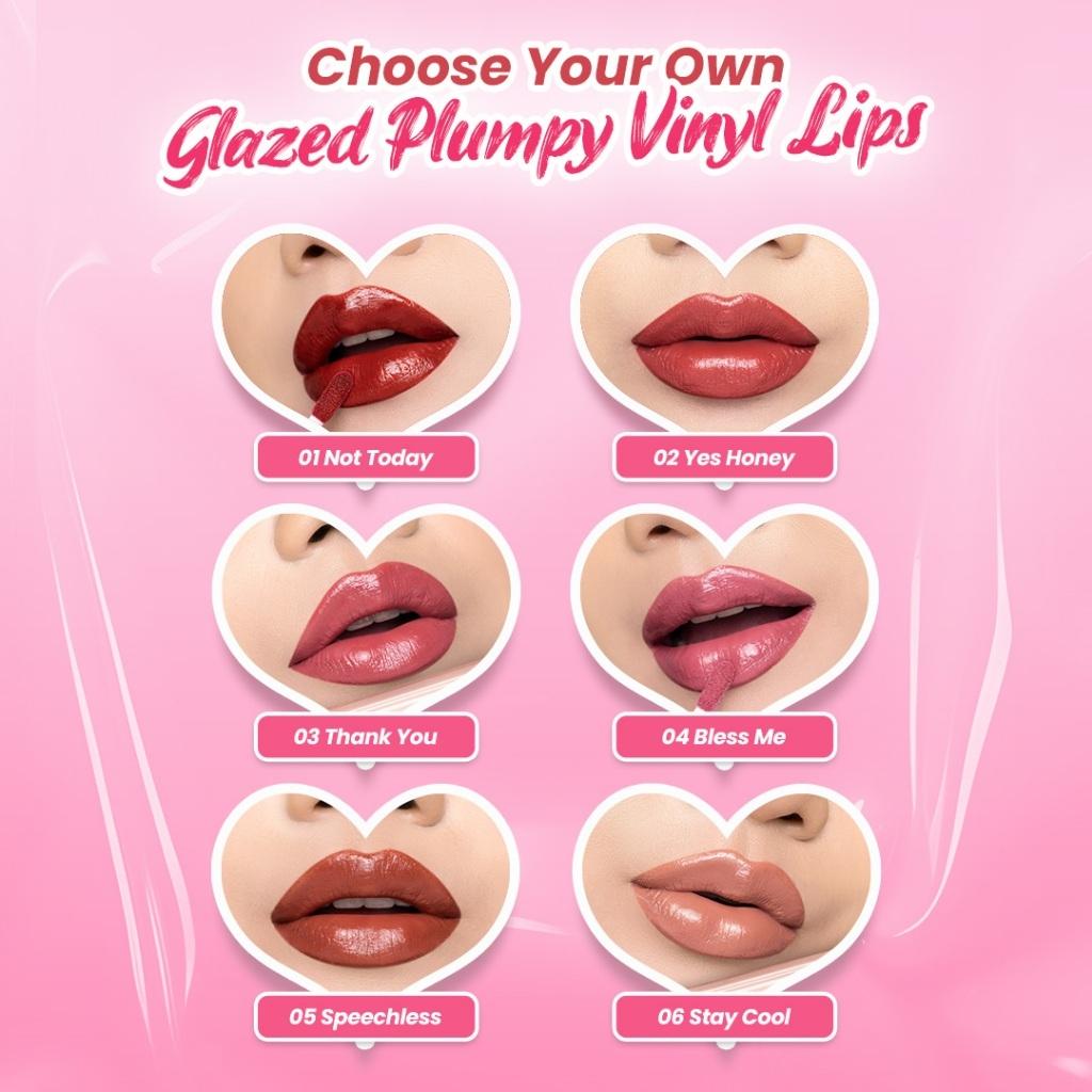 HANASUI - Glazedorable Vinyl Stain | Glossy Long Lasting Lip Stain