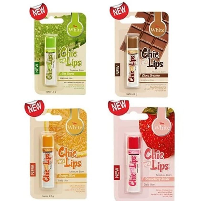 Viva Chic On Lips Lip Balm Aloe / Choco / Orange / Strawberry