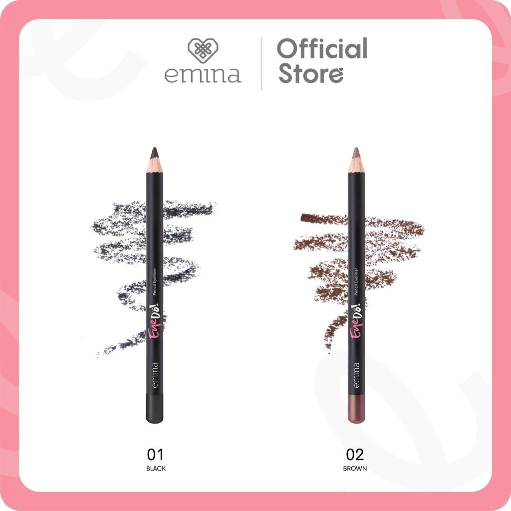 Emina Eye Do! Waterproof Matte Pencil Eyeliner 1g – Long Lasting, Smudgeproof & Easy to Apply