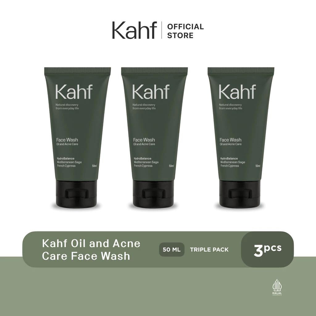 Fight Acne & Control Oil: Kahf 3-Pack Oil and Acne Care Face Wash