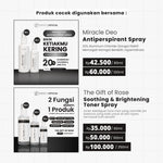 TERATU BEAUTY (Spray) Miracle Deo Spray Deodorant (BPOM Certified)