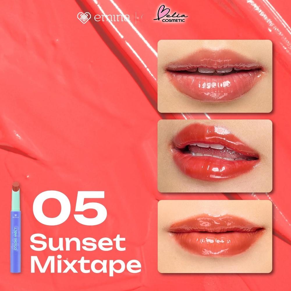 Emina Hyalupeptide Glow Balm | Color-Melt Tinted Lip Balm | Hydrates & Brightens Lips