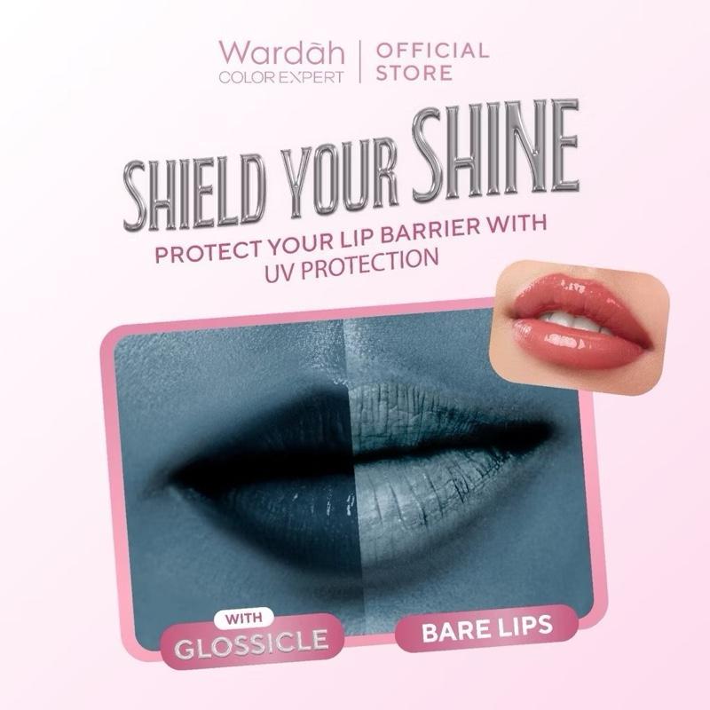 Wardah Glossicle Peptide Balm – Ultra Glossy Tint & Lip Barrier Boost
