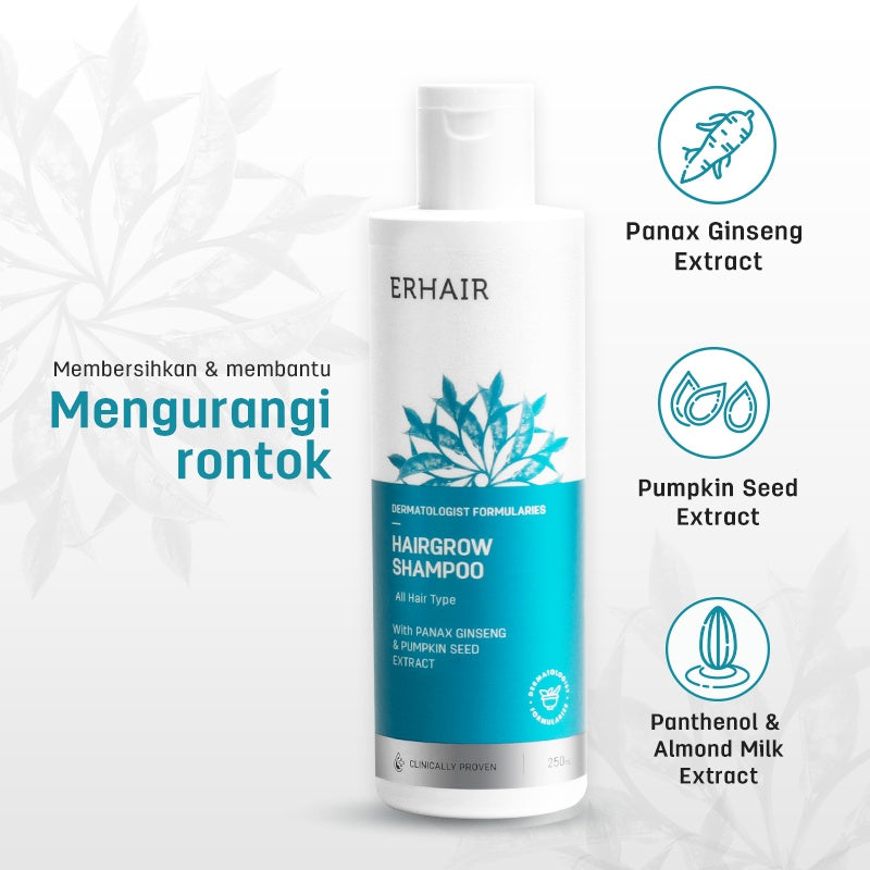 ERHAIR Bundle ERHAIR Hairgrow Perawatan Rambut - Bundle Untuk Kerontokan Berlebih